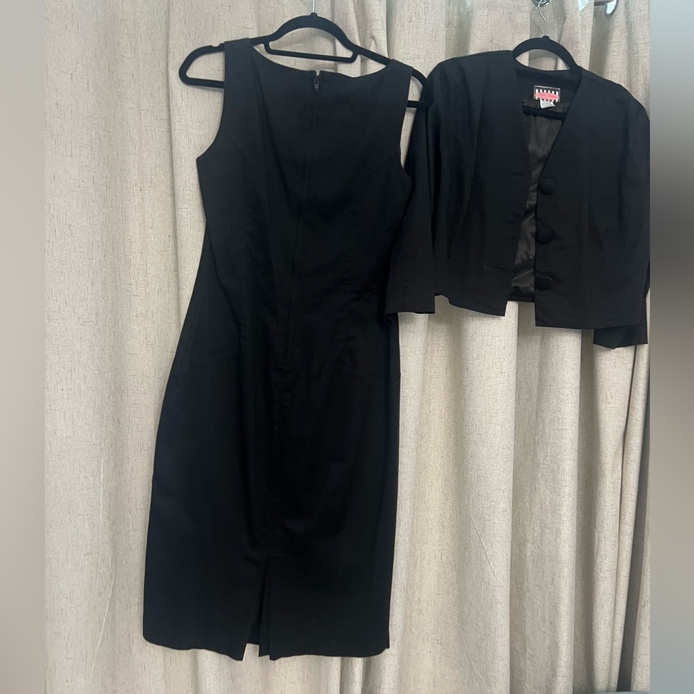 Pinup Couture black dress with blazer jacket. Large